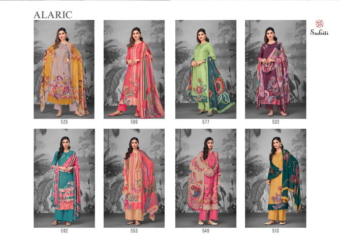 Alaric By Sudriti Printed Salwar Suits Catalog